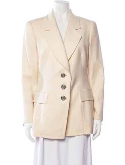 Pre-owned Gianfranco Ferre Wool Blazer In Neutrals