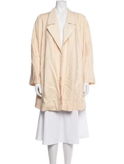 Pre-owned Gianfranco Ferre Wool Coat In Neutrals