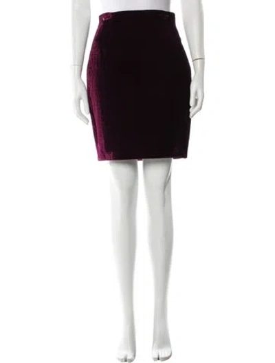 Pre-owned Gianfranco Ferre Wool Knee-length Skirt In Black