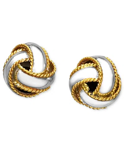 Giani Bernini 18k Gold Over Sterling Silver Earrings, Love Knot Stud Earrings