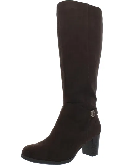 Giani Bernini Adonnys Womens Faux Suede Knee-high Boots In Multi