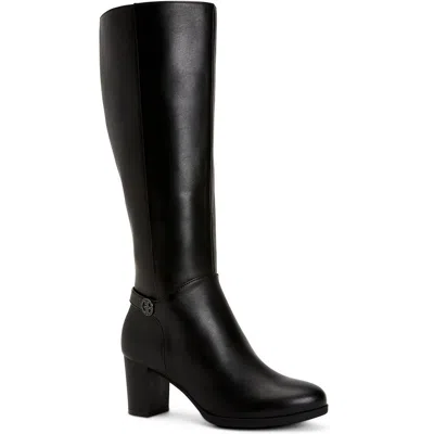Giani Bernini Adonnys Womens Leather Zipper Knee-high Boots In Multi