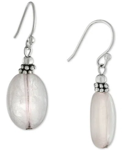 Giani Bernini Amethyst Drop Earrings (11 Ct. T.w.) In Sterling Silver, (also In Turquoise, Sodalite, Rose Quartz,