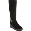 Giani Bernini Atlinaa Womens Suede Tall Knee-high Boots In Black