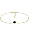 Giani Bernini Aventurine Ankle Bracelet (also In Cultured Freshwater Pearl, Onyx, Howlite, Sodalite), Created For 