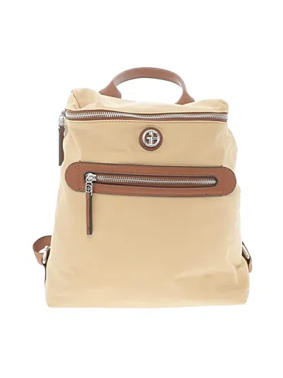 Pre-owned Giani Bernini Backpack In Tan