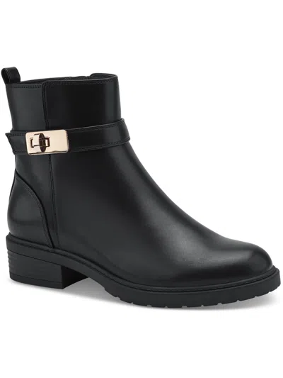 GIANI BERNINI BECCAAP WOMENS FAUX LEATHER ANKLE BOOTS