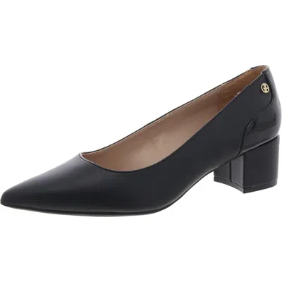 GIANI BERNINI BLAKELYY WOMENS POINTED TOE BLOCK HEEL LOAFER HEELS