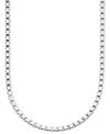 Giani Bernini Box Link 16 20 Chain Necklace In In Sterling Silver Or 18k Gold Plated Silver Created For Macys In Multi