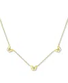 Giani Bernini Butterfly Trio Collar Necklace, 16" + 2" Extender, Created For Macy's In Gold Over Silver