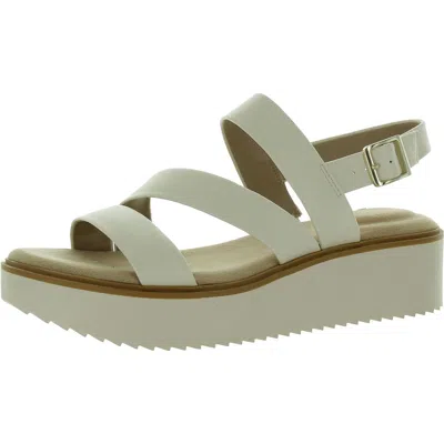 Giani Bernini Cessey Womens Slip On Wedge Platform Sandals In Multi