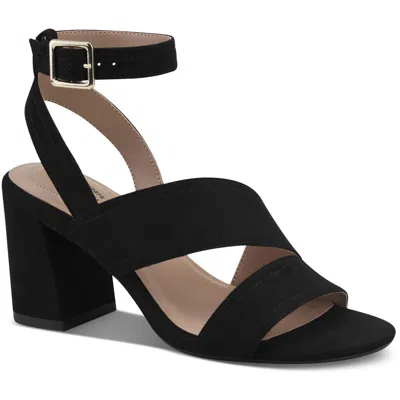 Giani Bernini Cheryll Womens Block Heel Faux Suede Ankle Strap In Multi