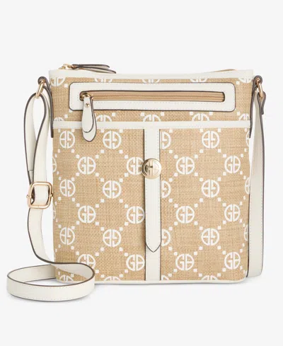 Giani Bernini Colorblock Pebble Crossbody, Exclusively At Macy's In Brown