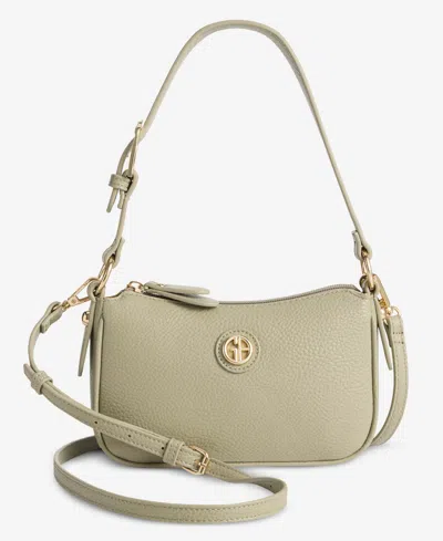 Giani Bernini Colorblock Pebble Crossbody, Exclusively At Macy's In Green