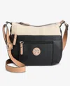 Giani Bernini Colorblock Pebble Hobo, Exclusively At Macy's In Black