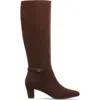 Giani Bernini Crissalynnef Womens Zipper Manmade Knee-high Boots In Multi