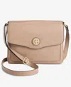 Giani Bernini Croc Flap Small Crossbody, Created For Macy's In Hummus