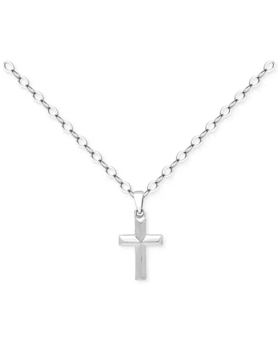 Giani Bernini Cross Pendant Necklace In 18k Gold-plated Sterling Silver (also In Sterling Silver), 16" + 2" Extend