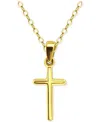 Giani Bernini Cross Pendant Necklace In 18k Gold-plated Sterling Silver (also In Sterling Silver), 16" + 2" Extend