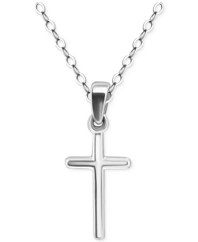 Giani Bernini Cross Pendant Necklace In 18k Gold-plated Sterling Silver (also In Sterling Silver), 16" + 2" Extend