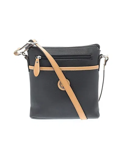 Pre-owned Giani Bernini Crossbody Bag In Black