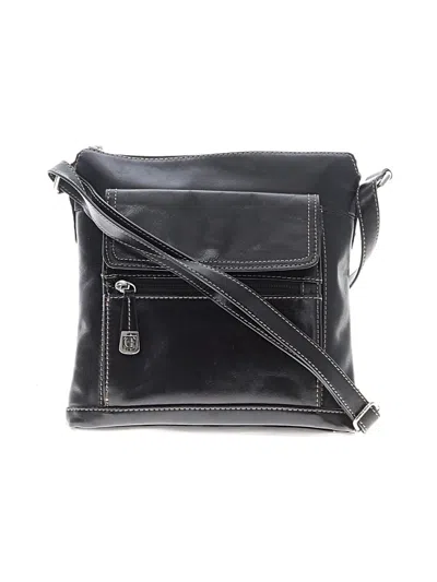 Pre-owned Giani Bernini Crossbody Bag In Black