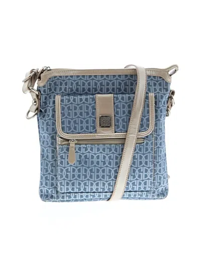 Pre-owned Giani Bernini Crossbody Bag In Blue