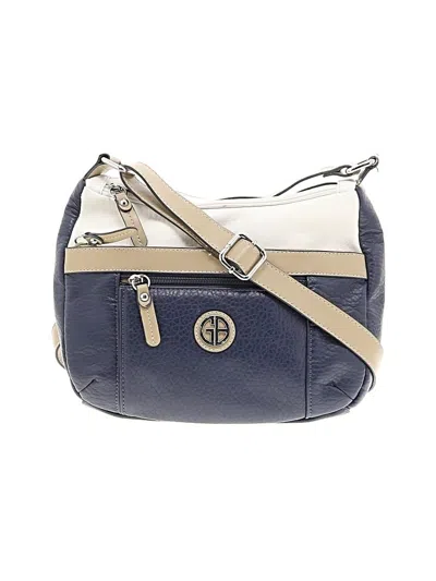 Pre-owned Giani Bernini Crossbody Bag In Blue