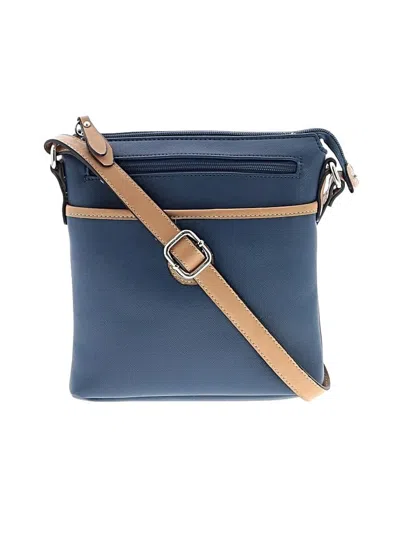 Pre-owned Giani Bernini Crossbody Bag In Blue