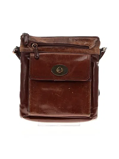 Pre-owned Giani Bernini Crossbody Bag In Brown