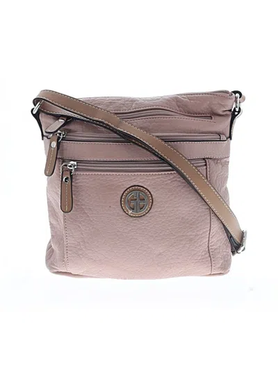 Pre-owned Giani Bernini Crossbody Bag In Pink