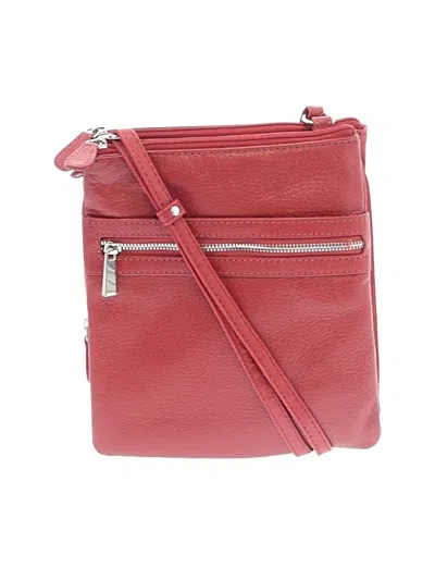 Pre-owned Giani Bernini Crossbody Bag In Red