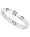 Giani Bernini Cubic Zirconia Band In Sterling Silver, Created For Macy's In Silver