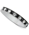 Giani Bernini Cubic Zirconia Band In Sterling Silver, Created For Macy's In Black