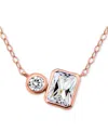 Giani Bernini Cubic Zirconia Collar Necklace, 16" + 2" Extender, Exclusively At Macy's In Gold