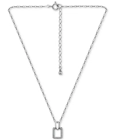 Giani Bernini Cubic Zirconia Doorknocker Pendant Necklace (1/2 Ct. T.w.) In 18k Gold Over Sterling Silver, 16" + 2