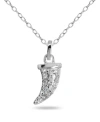 Giani Bernini Cubic Zirconia Horn Pendant In Sterling Silver In Silver