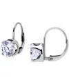 Giani Bernini Cubic Zirconia Leverback Drop Earrings In 18k Gold-plated Sterling Silver, Macy's Exclusive In Metallic