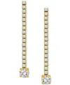 Giani Bernini Cubic Zirconia Linear Drop Earrings, Exclusively At Macy's