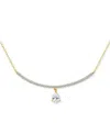 Giani Bernini Cubic Zirconia Pendant Necklace (1-7/8 Ct. T.w.) In Sterling Silver, 16" + 2" Extender In Gold