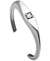 Giani Bernini Cubic Zirconia Signet Style Toe Ring, Created For Macy's In Silver
