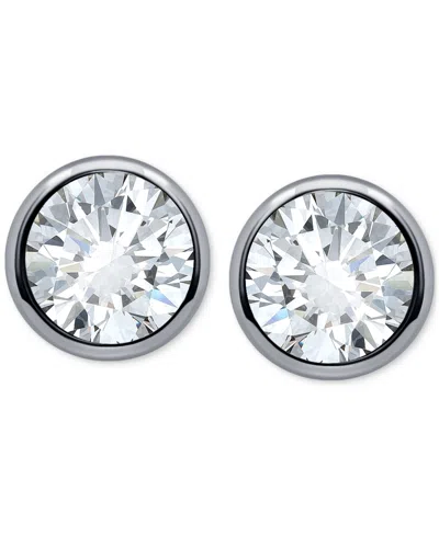 Giani Bernini Cubic Zirconia Solitaire Stud Earrings (3/4 Ct. T.w.) In Sterling Silver Or 18k Gold Over Sterling S