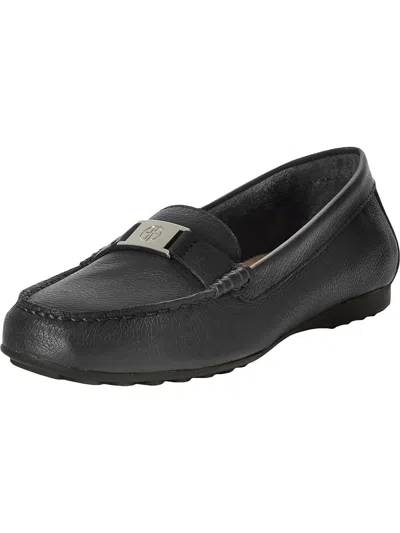 Giani Bernini Women's Dailyn Memory Foam Slip On Loafers, Created For Macy's In Navy Leather