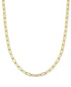 Giani Bernini Diamond-cut Paperclip Chain 18" In Sterling Silver Or 18k Gold-plated Sterling Silver; Created For M In Gold Over Silver