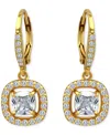 Giani Bernini Drop Earrings (2-1/2 Ct. T.w.) In 18k Gold Plated Sterling Silver, Macy's Exclusive In Gold