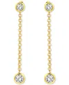 Giani Bernini Drop Earrings (2-3/8 Ct. T.w.) In 18k Gold Plated Sterling Silver, Macy's Exclusive In Gold