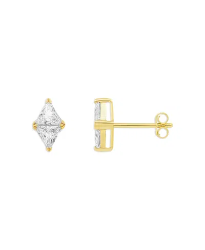 Giani Bernini Duo Triangle Cz Studs In Gold