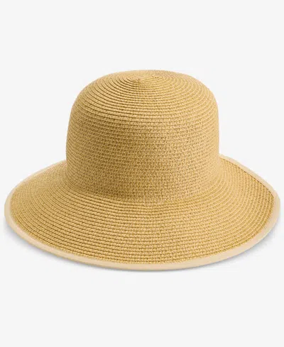 Giani Bernini Elevated Straw Face Framer Hat, Macy's Exclusive In Multi
