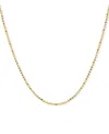 Giani Bernini Faceted Bead Link Chain Necklace, 16" + 2" Extender, Exclusively At Macy's In Gold Over Silver