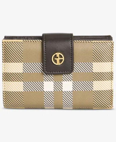 Giani Bernini Fall Plaid Framed Indexer Wallet, Macy's Exclusive In Fa26 Plaid